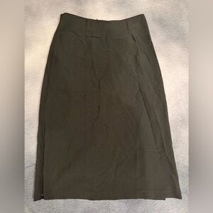Vintage La Belle Classic Black Pencil Skirt